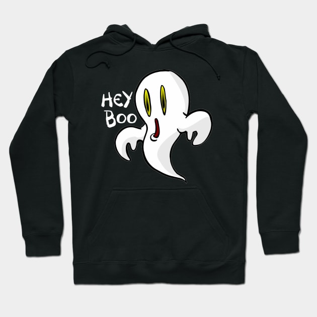 Hey Boo Hoodie by Nuletto